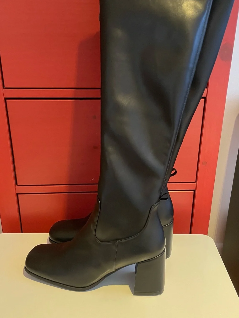 JEFFREY CAMPBELL HOT LAVA BOOTS SIZE 10 COLOR BLACK